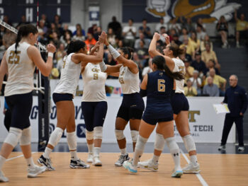 Jackets Sweep Hokies to Open Conference Play